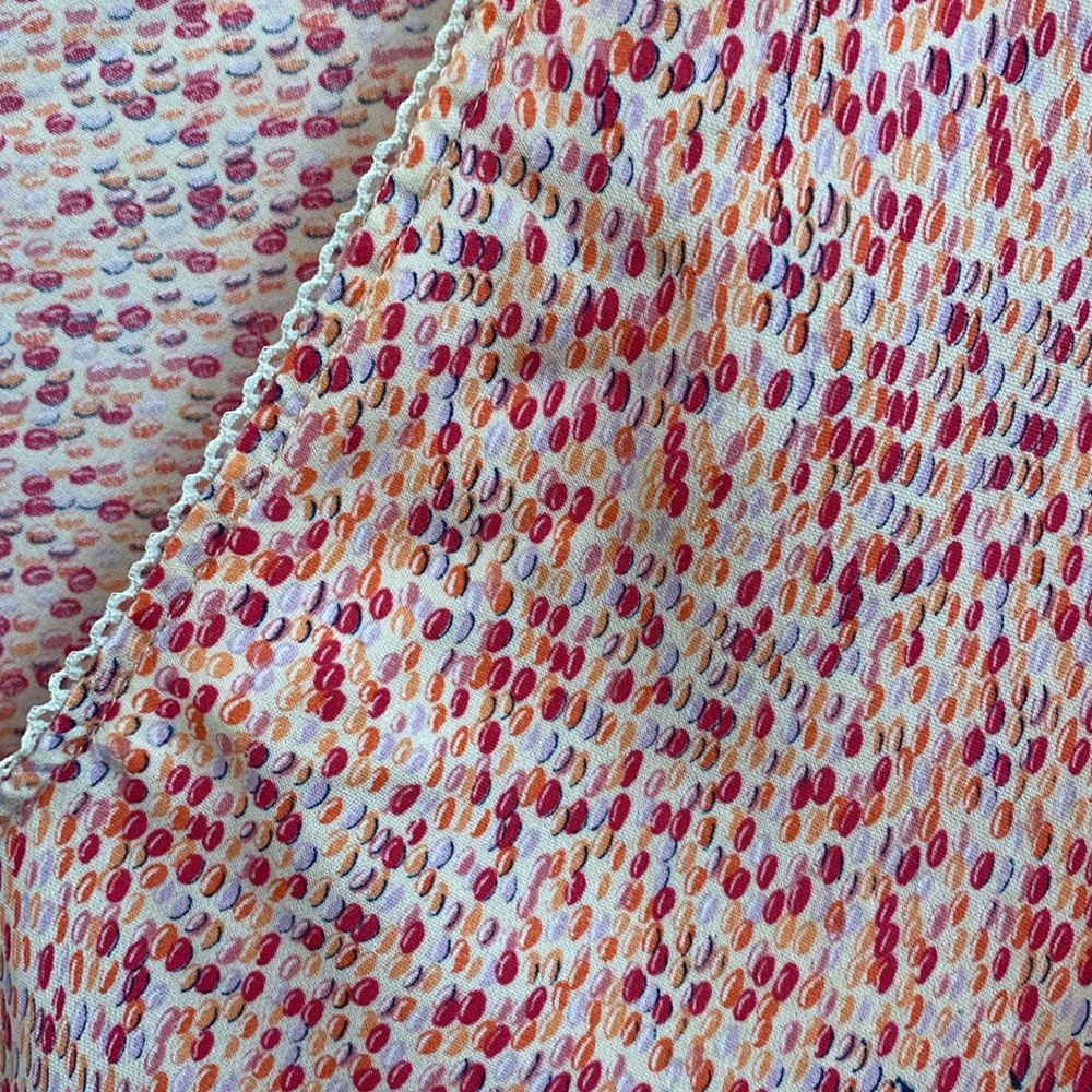 Diane Von Furstenberg DVF Vintage Early 2000’s Silk Print Midi Dress Pink Sz S - Picture 3 of 5